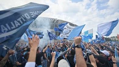 N&atilde;o terminou em ta&ccedil;a, mas o domingo de expectativa em N&aacute;poles ainda rendeu uma cole&ccedil;&atilde;o de imagens fant&aacute;sticas
