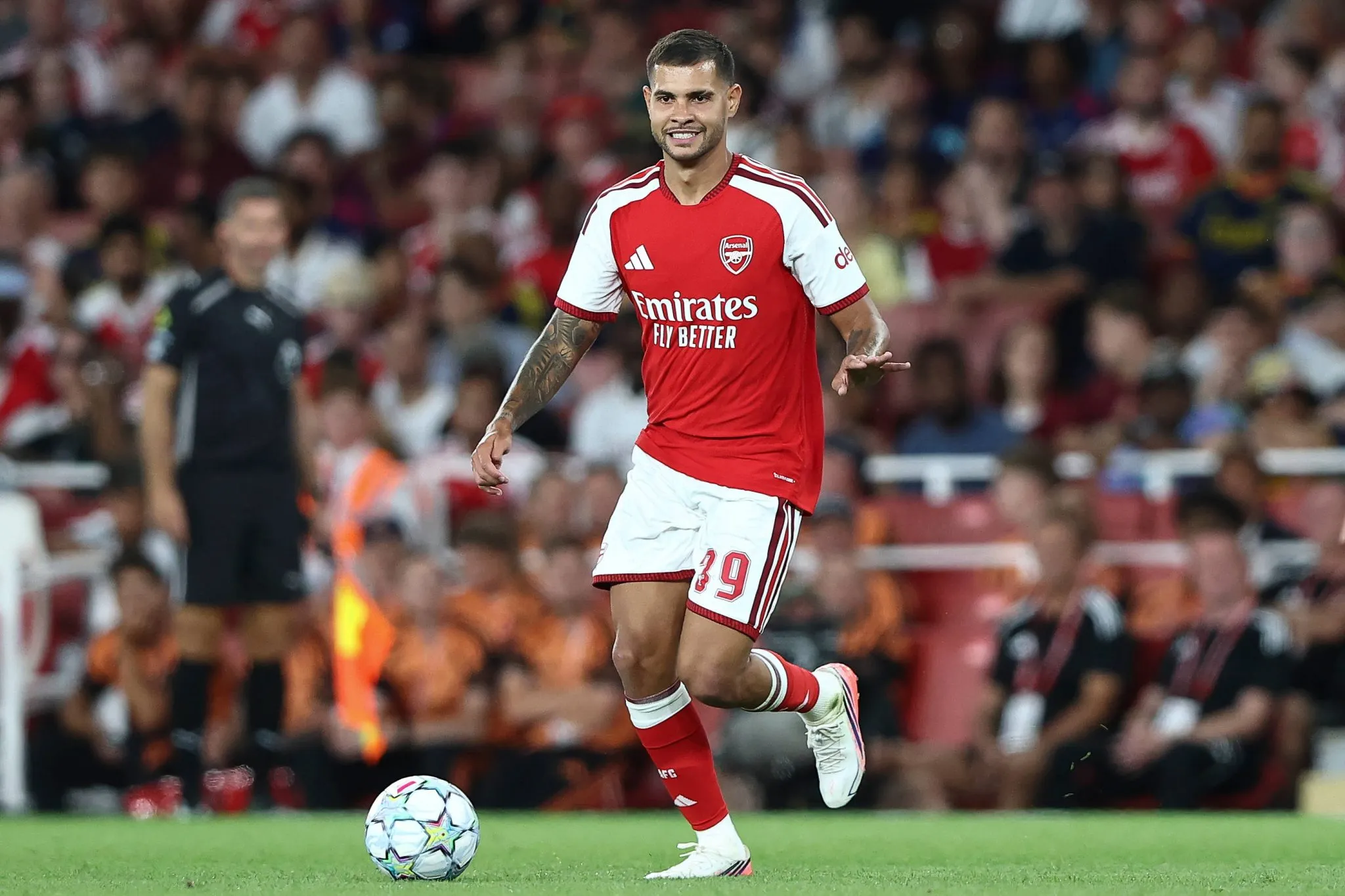 Bruno Guimaraes estreia no Arsenal contra o Como