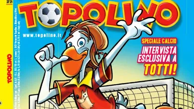 Totti virou personagem do Pato Donald e ganhar&aacute; um gibi em homenagem ao gol 300