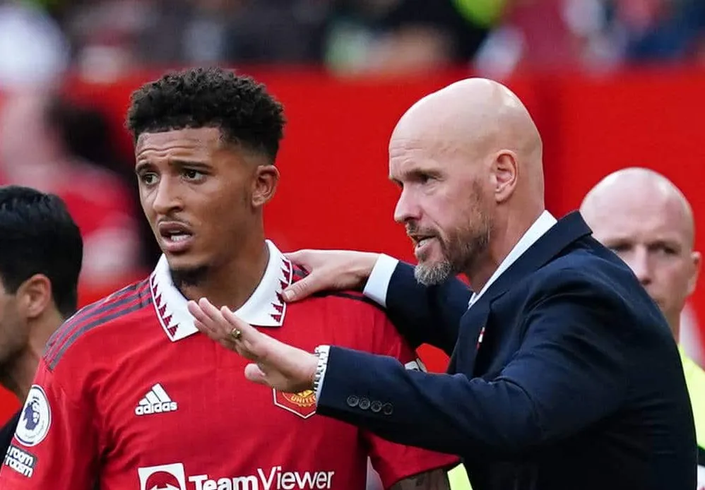 Ten Hag faz afirma&ccedil;&atilde;o que pode mudar hist&oacute;ria de Sancho no Manchester United