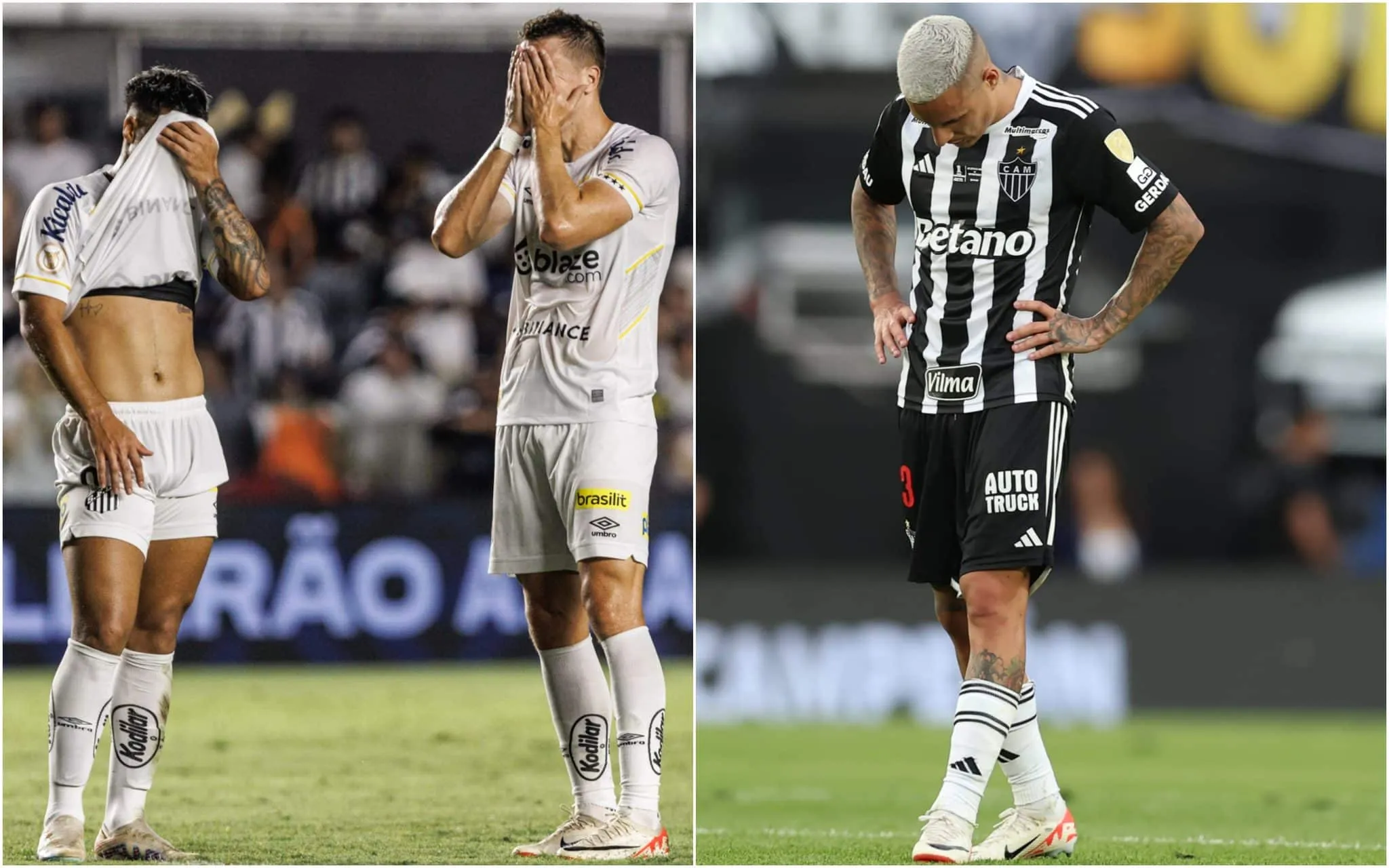 Atletico-MG pode repetir trag&eacute;dia do Santos na &uacute;ltima rodada? Compare as chances