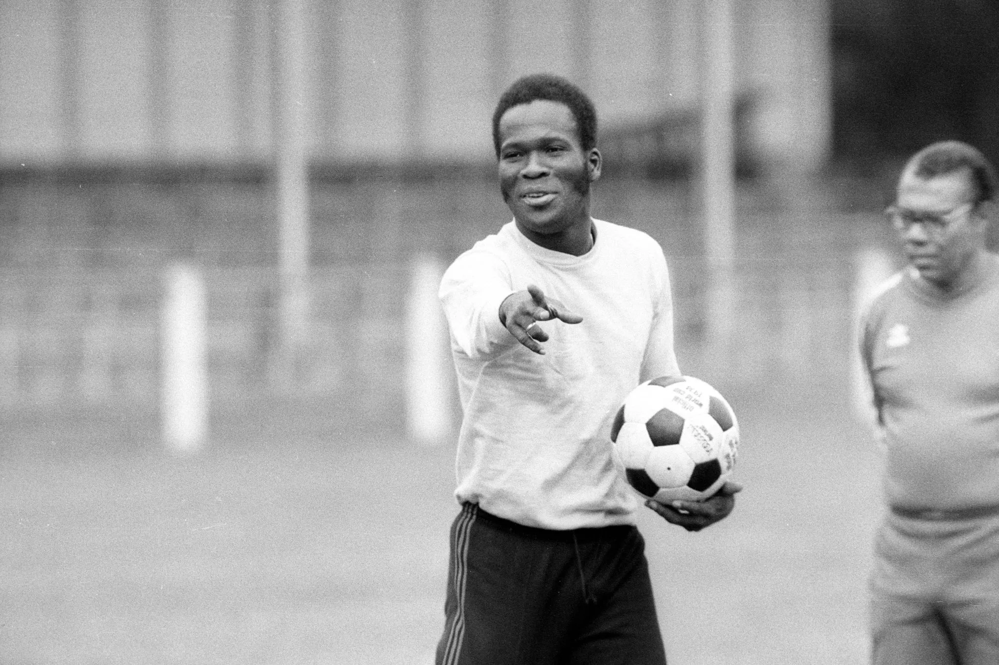 Emmanuel Sanon durante treino da sele&ccedil;&atilde;o haitiana