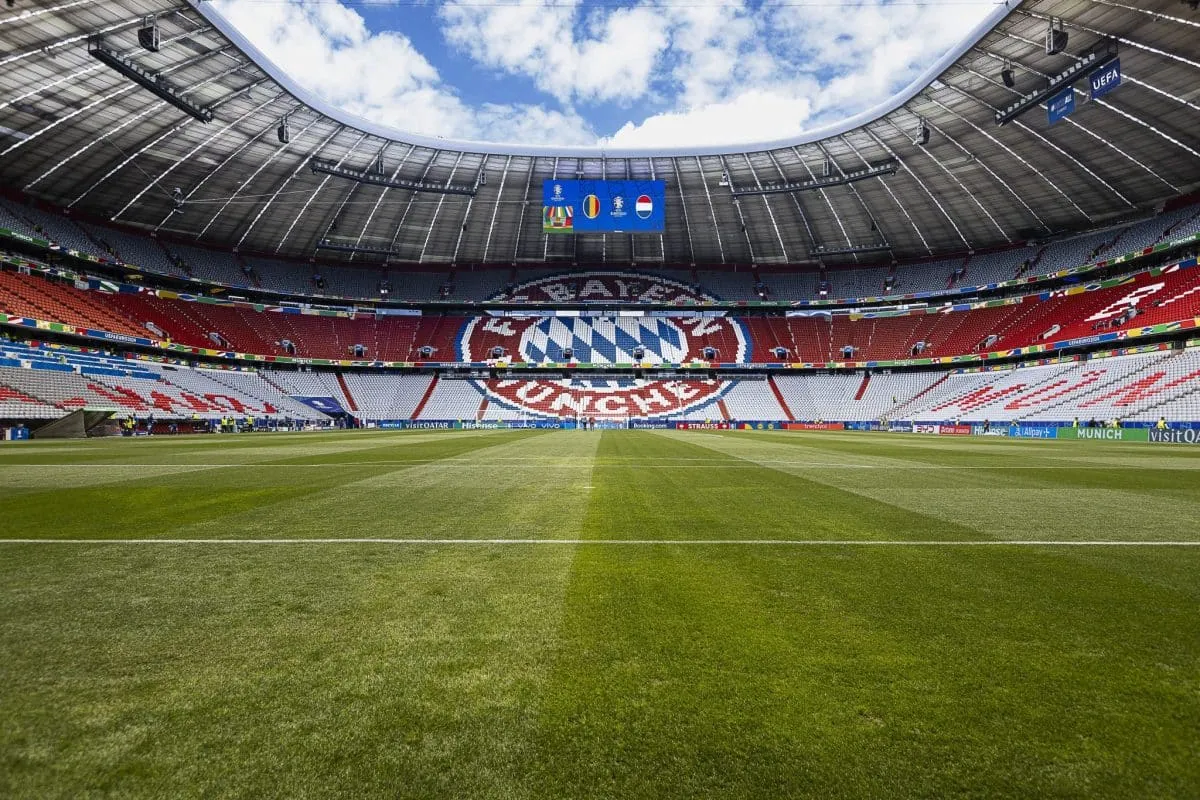 Vista panor&acirc;mica do Est&aacute;dio do Bayern de Munique 