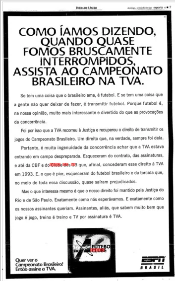 An&uacute;ncio TVA