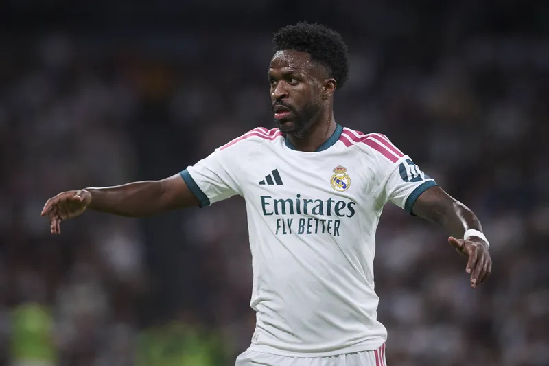 Vinícius Junior em ação pelo Real Madrid 
