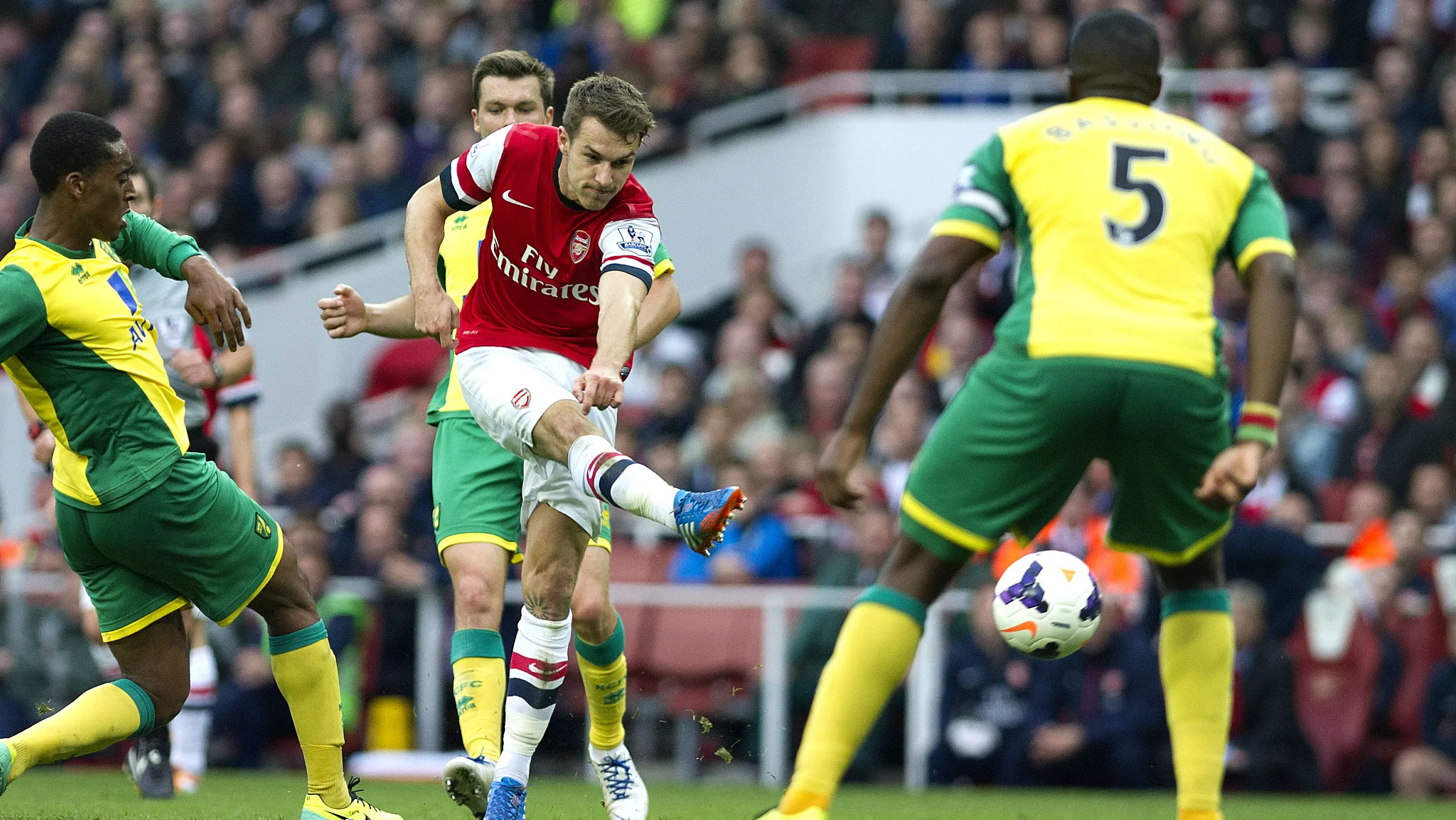 Em poucos minutos, Ramsey ratificou boa temporada