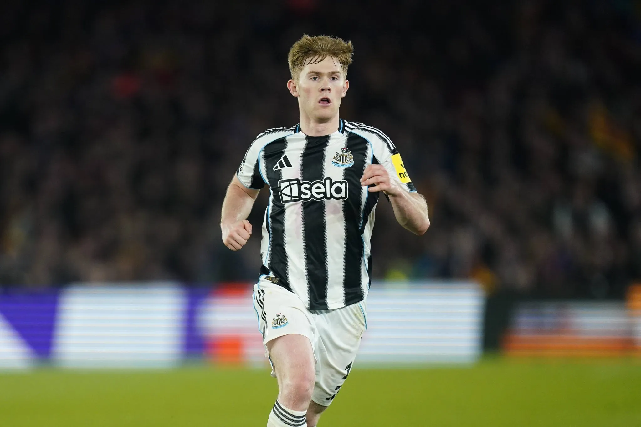 Lewis Hall em a&ccedil;&atilde;o pelo Newcastle