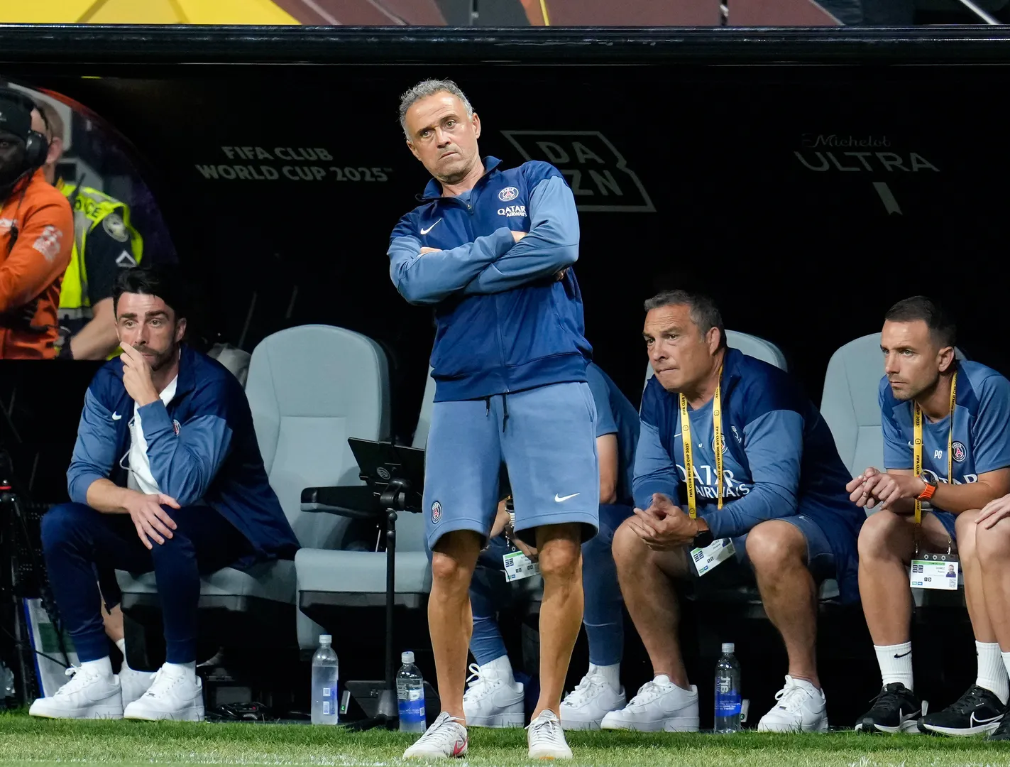 Luis Enrique, t&eacute;cnico do PSG Foto: (Imago)