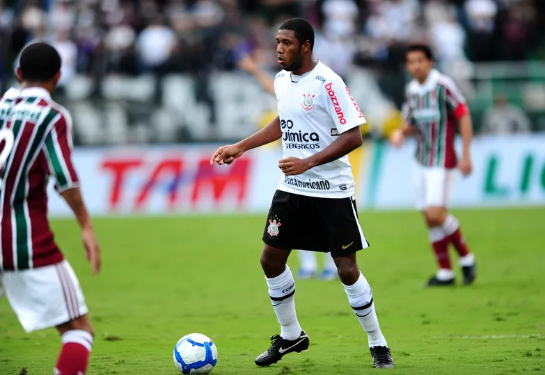 Jucilei durante jogo do Corinthians em 2010