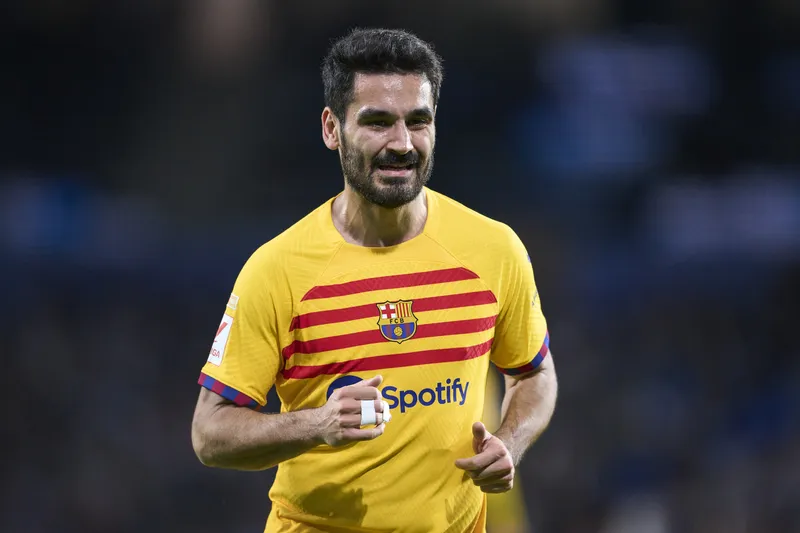 Em sua primeira temporada pelo Barcelona, Gundogan participou de 51 jogos, com 14 assist&ecirc;ncias e 5 gols. Foto: Icon Sport