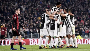 O Milan bem que amea&ccedil;ou, mas a Juve aproveitou o elenco e arrancou vit&oacute;ria gigante no final