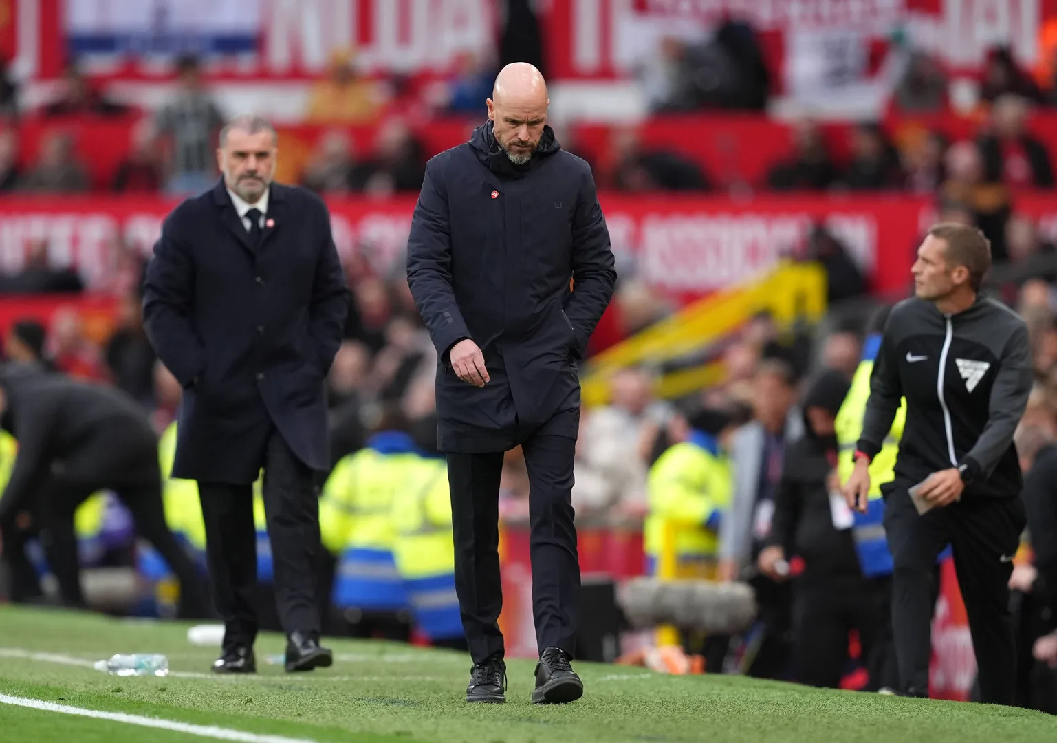 Erik ten Hag em derrota para o Tottenham. Foto: Imago