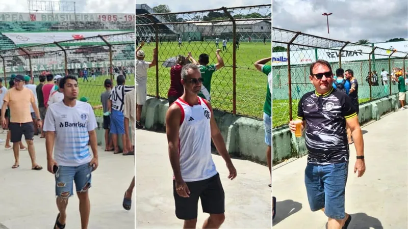 Torcedores com camisa de outros clubes tamb&eacute;m marcaram presen&ccedil;a no Souza (Foto: Gabriel Rodriges/Trivela)