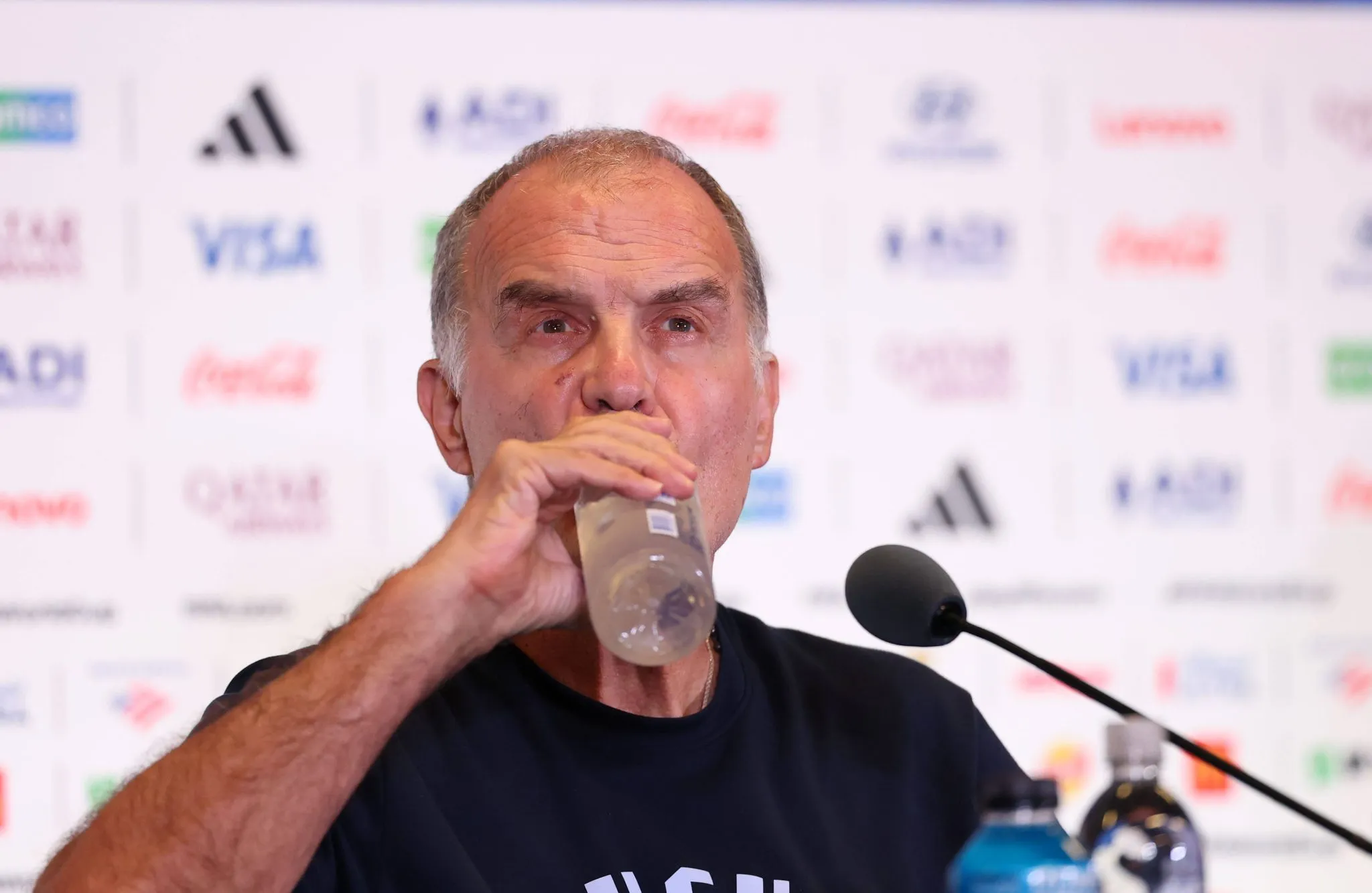 Marcelo Bielsa, t&eacute;cnico do Uruguai