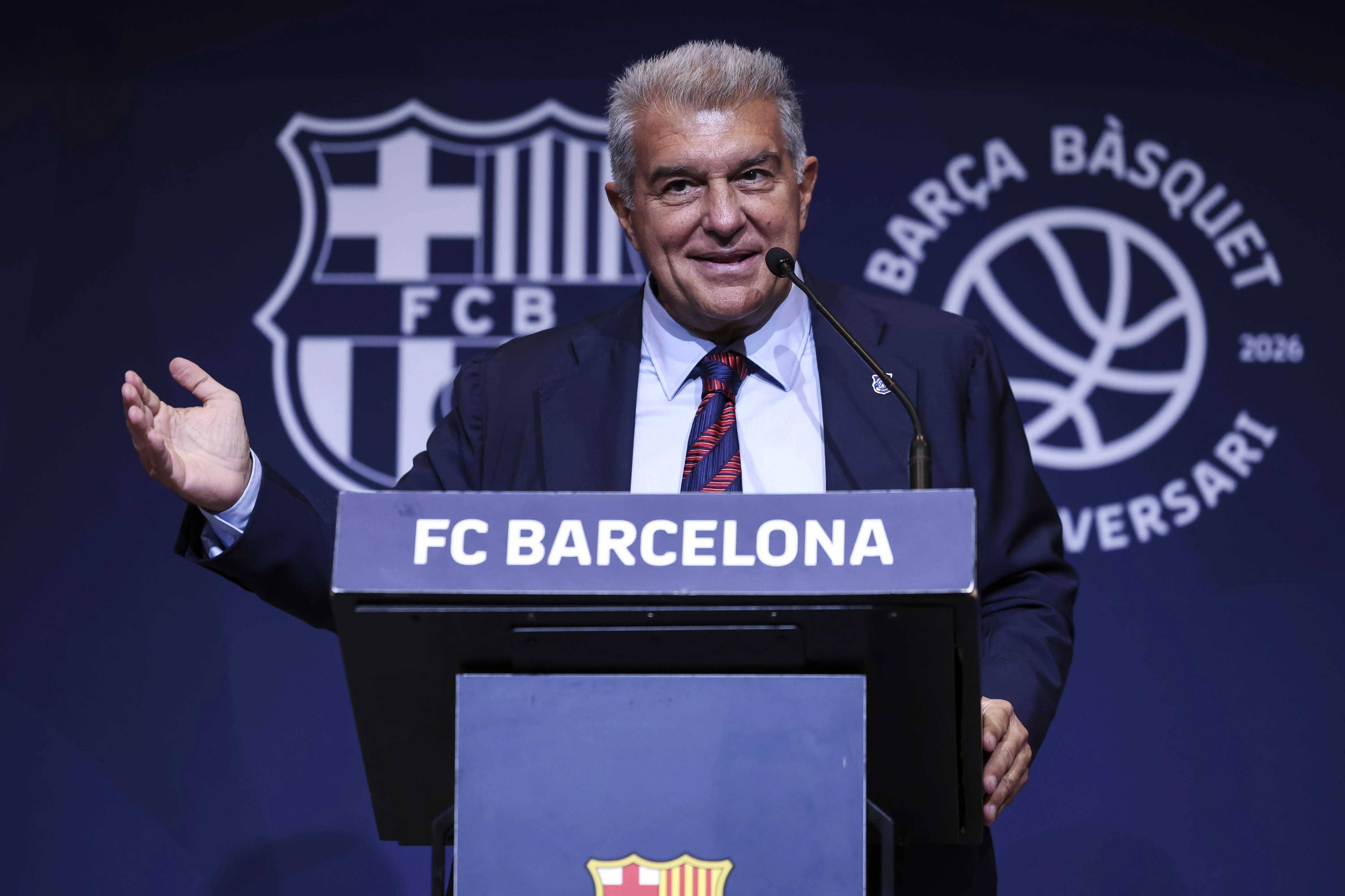 Joan Laporta, presidente do Barcelona