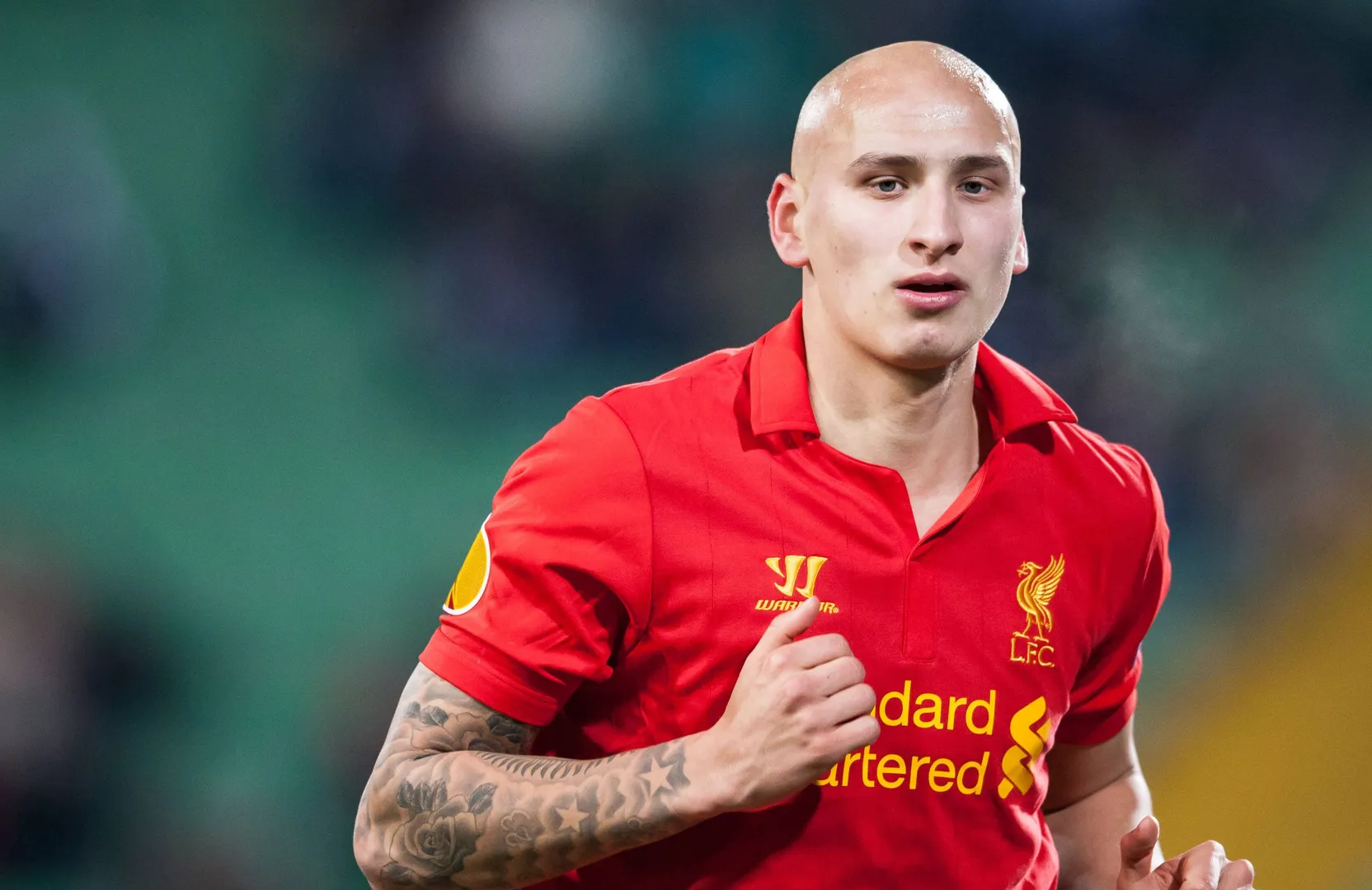 Jonjo Shelvey em atua&ccedil;&atilde;o pelo Liverpool (Foto: IMAGO / Eibner)