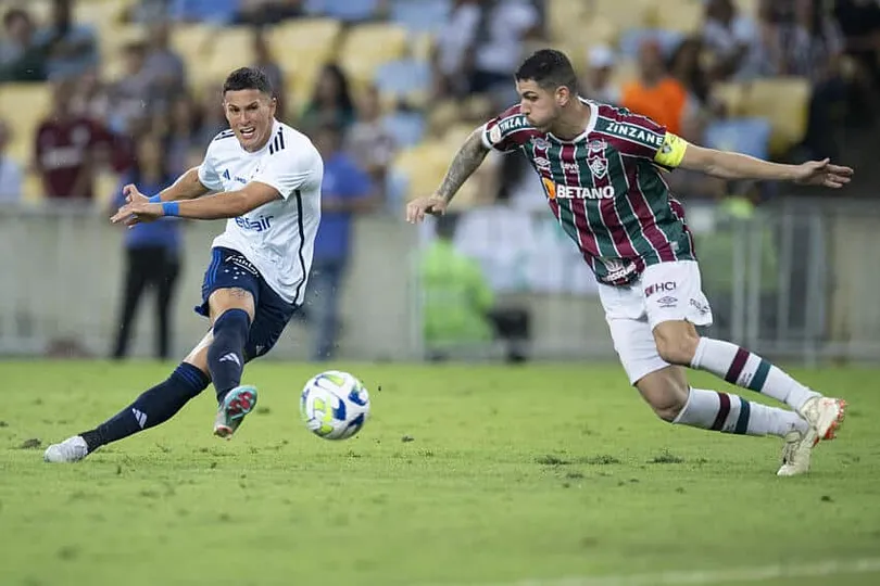 Mateus Vital teve oportunidade de marcar no primeiro tempo, mas bateu mal e Andr&eacute; cortou