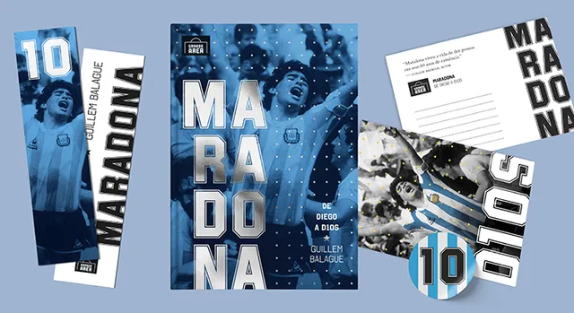 Editora Grande &Aacute;rea lan&ccedil;a financiamento para biografia &ldquo;Maradona: De Diego a D10S&rdquo;