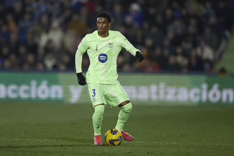 Balde em a&ccedil;&atilde;o durante Getafe 1 x 1 Barcelona