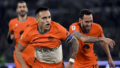 A dupla Lautaro e Thuram decidiu e a Internazionale foi cir&uacute;rgica para bater a Lazio fora de casa