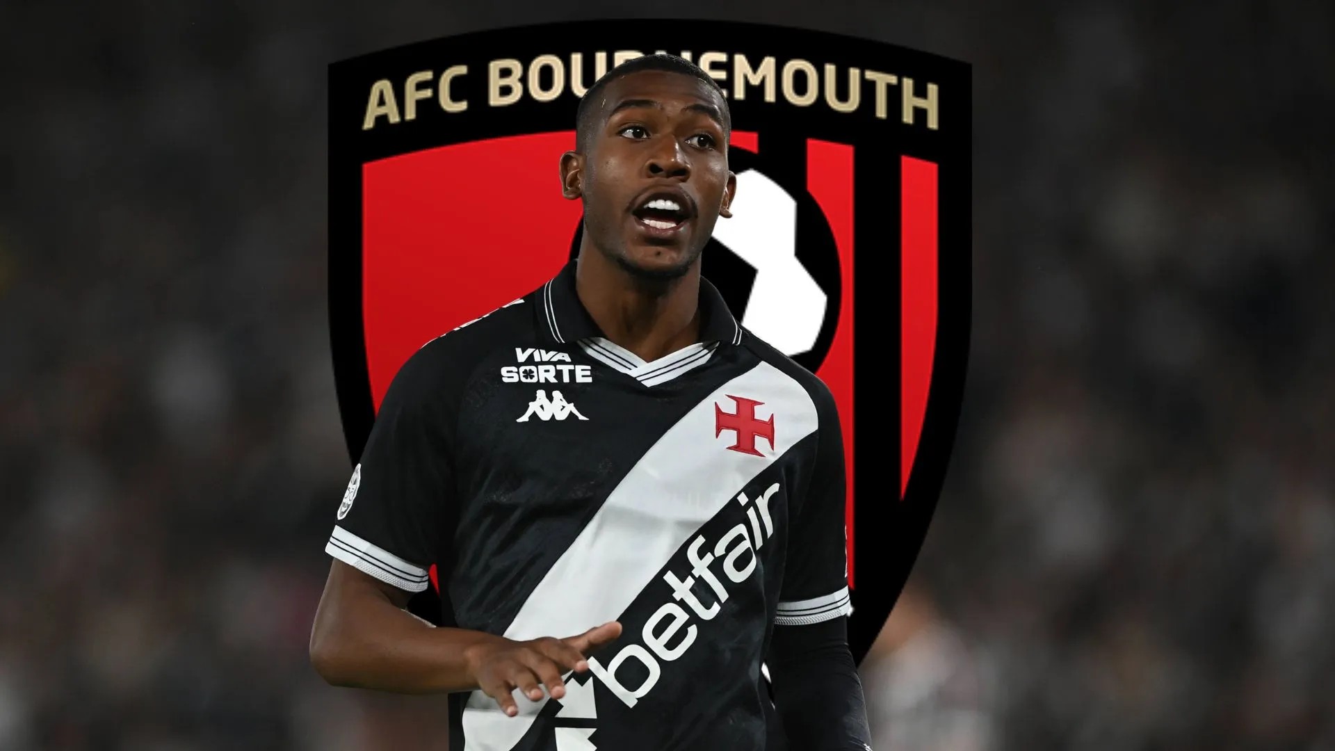 Rayan deixa o Vasco e acerta com o Bournemouth