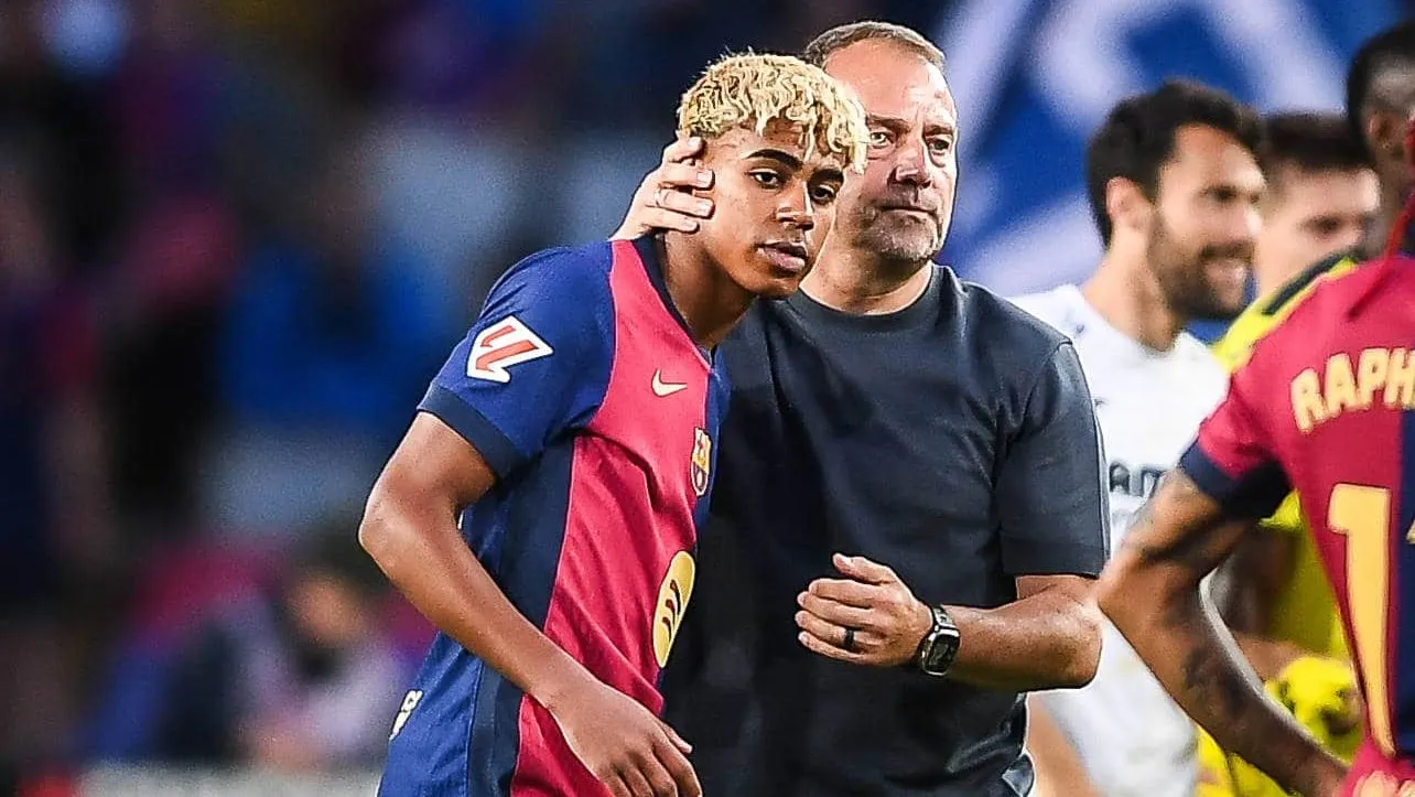 Como festa pol&ecirc;mica de Lamine Yamal fez Hansi Flick mudar regras internas do Barcelona?