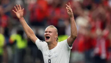 Haaland projeta chances da Noruega contra o Brasil