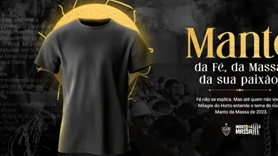 Novo &lsquo;Manto da Massa&rsquo; &eacute; justa homenagem do Atl&eacute;tico-MG ao ano que um homem foi santificado