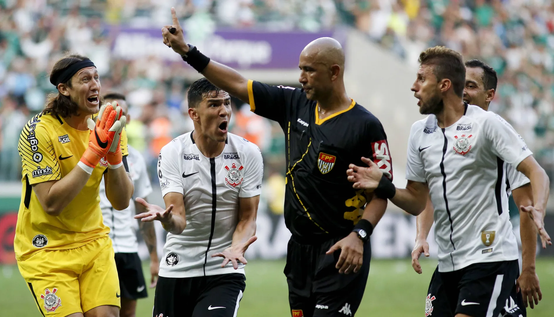 Marcelo Aparecido Ribeiro de Souza final Paulist&atilde;o 2018 Palmeiras Corinthians