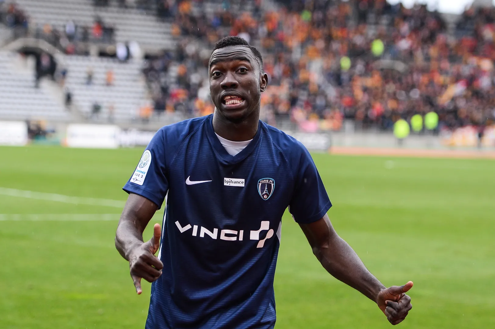 Foto: (IconSport) - Silas pelo Paris FC, em 2019