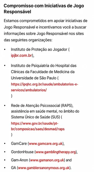 Parcerias de jogo respons&aacute;vel que a Superbet tem no mercado brasileiro
