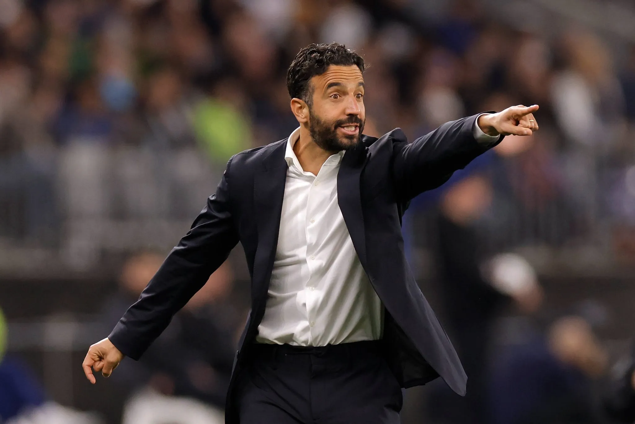 Ruben Amorim durante amistoso do Milan