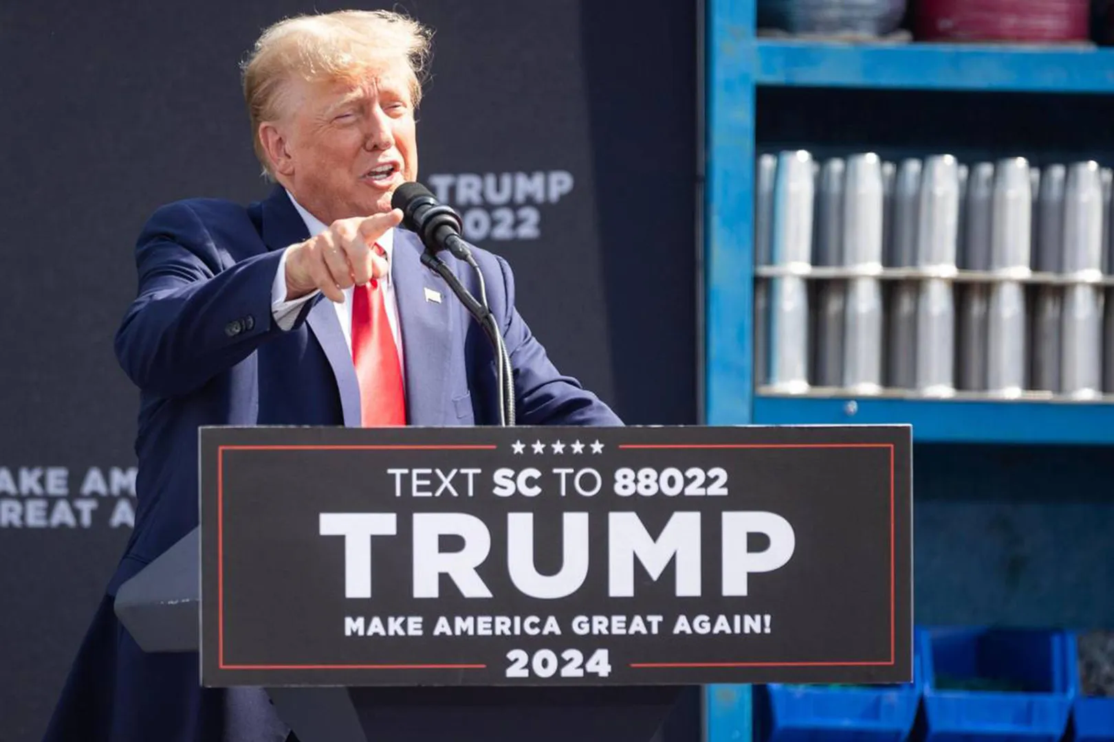 Foto: (Imago) - Donald Trump, candidato &agrave; presid&ecirc;ncia dos EUA em 2024