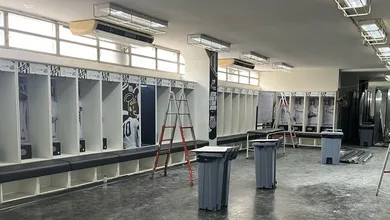 Santos est&aacute; perto de terminar parte da moderniza&ccedil;&atilde;o em vesti&aacute;rio; veja imagens exclusivas