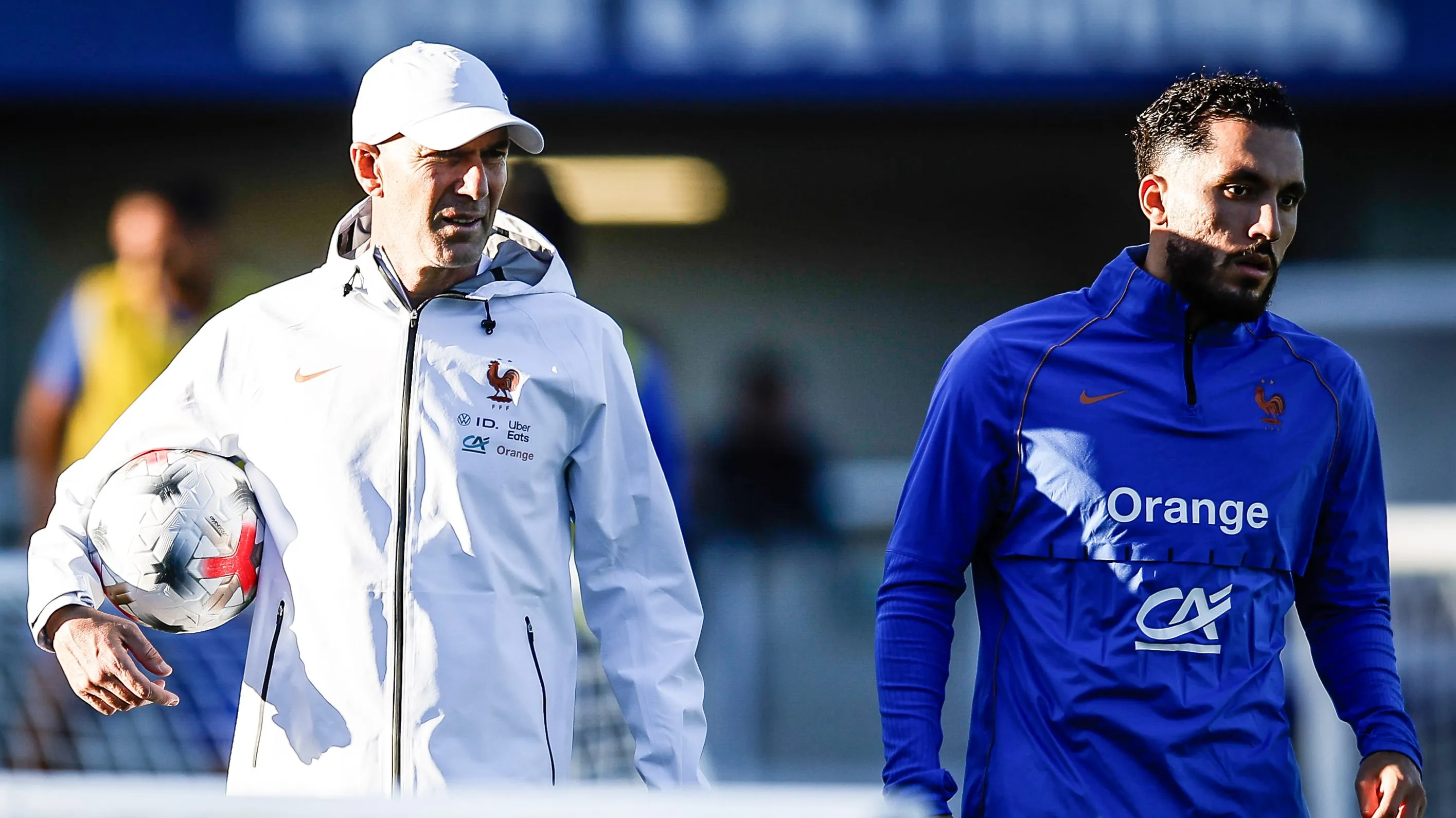 Zidane e Cherki d&atilde;o indireta &agrave; retranca da It&aacute;lia: &rsquo;&Eacute; mais f&aacute;cil jogar contra a B&eacute;lgica