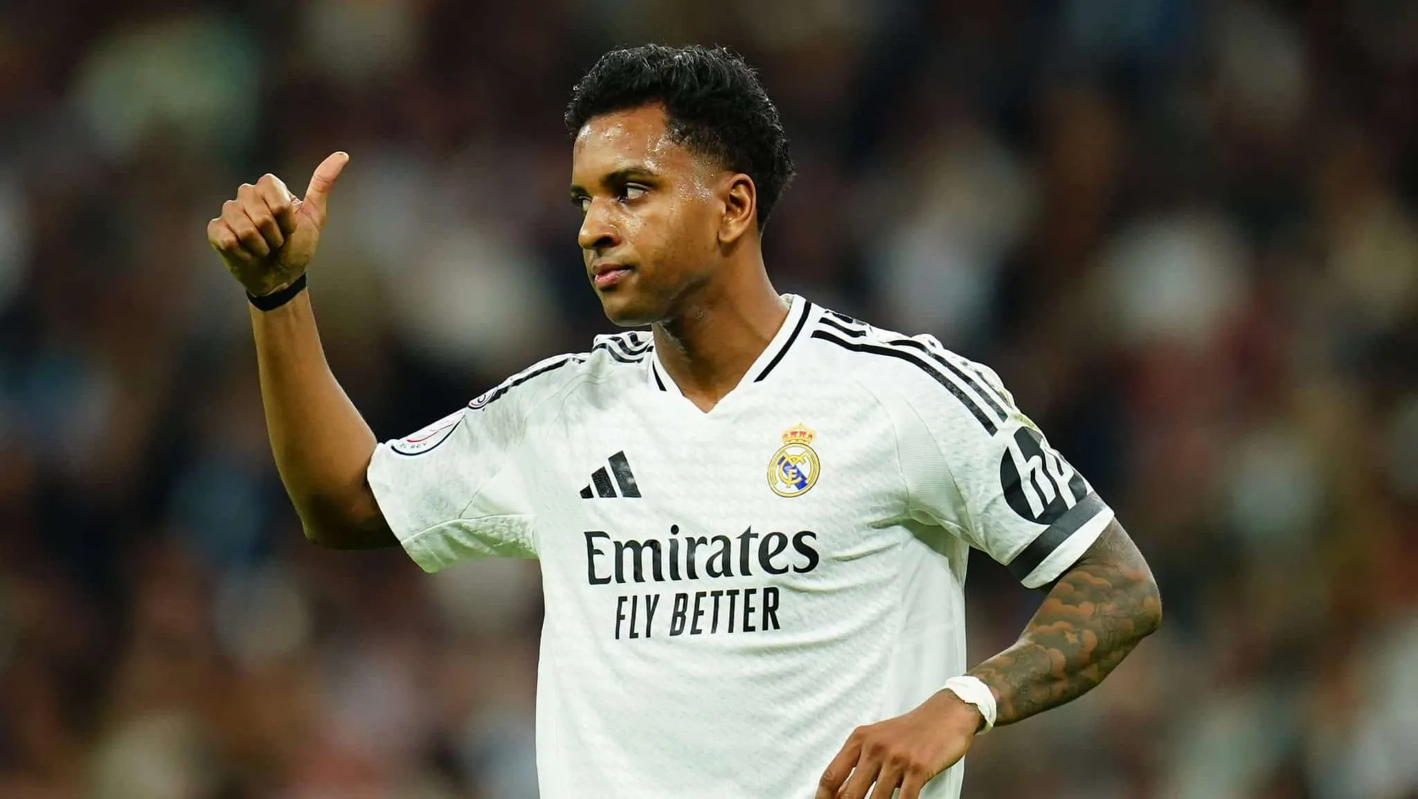 Rodrygo em a&ccedil;&atilde;o pelo Real Madrid