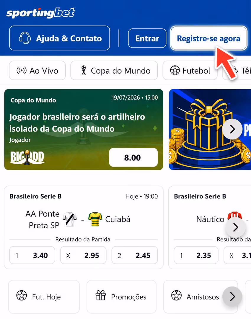 C&oacute;digo promocional Sportingbet: ative free bets e b&ocirc;nus de m&uacute;ltiplas