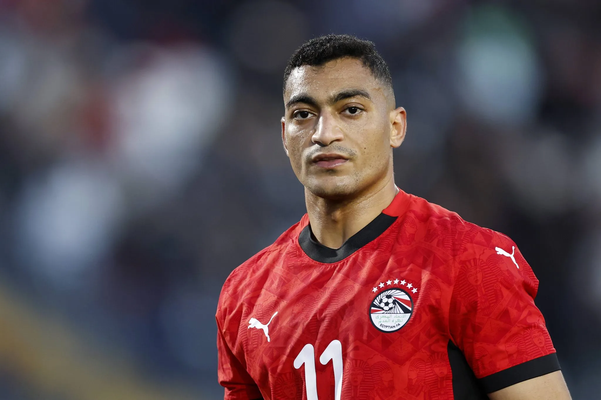 Mostafa Mohamed em a&ccedil;&atilde;o pelo Egito