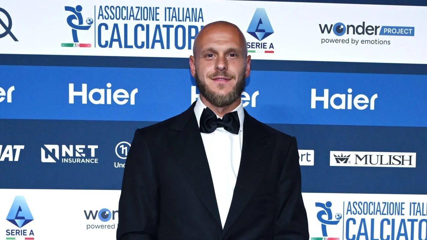 Federico Dimarco na premia&ccedil;&atilde;o Gran Gala del Calcio 
