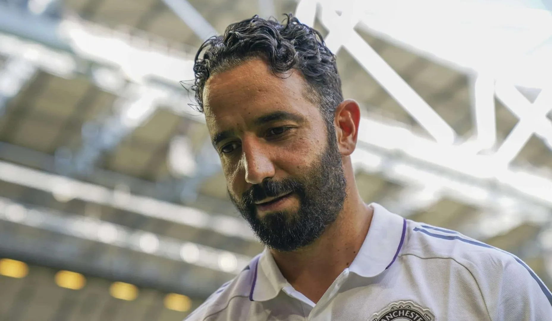 R&uacute;ben Amorim, t&eacute;cnico do Manchester United