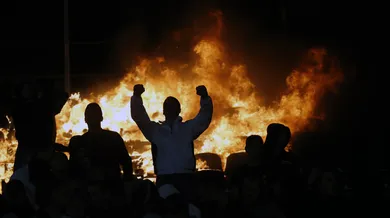 O d&eacute;rbi entre Partizan e Estrela Vermelha pegou fogo em todos os sentidos