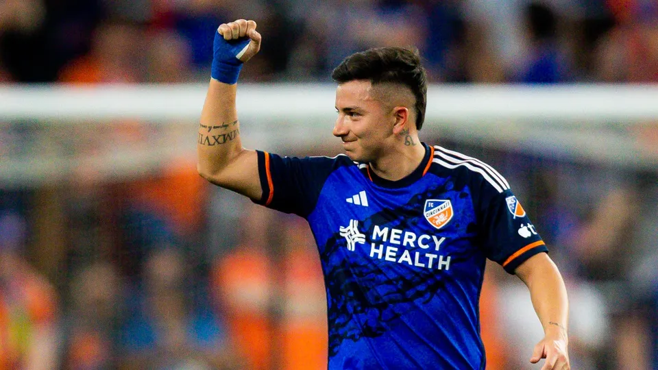 &Aacute;lvaro Barreal obteve muito sucesso jogando na MLS, pelo FC Cincinnati
