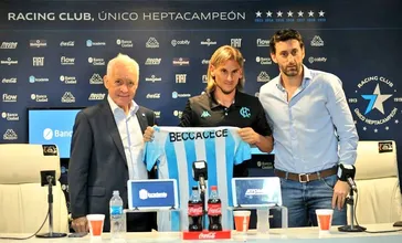 O Racing surge como um divisor de &aacute;guas para Beccacece mostrar que n&atilde;o &eacute; apenas grife