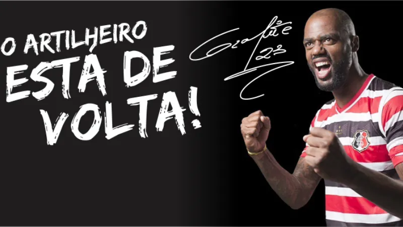 A volta de Grafite ao Santa Cruz ressalta uma rela&ccedil;&atilde;o de carinho rara de se ver