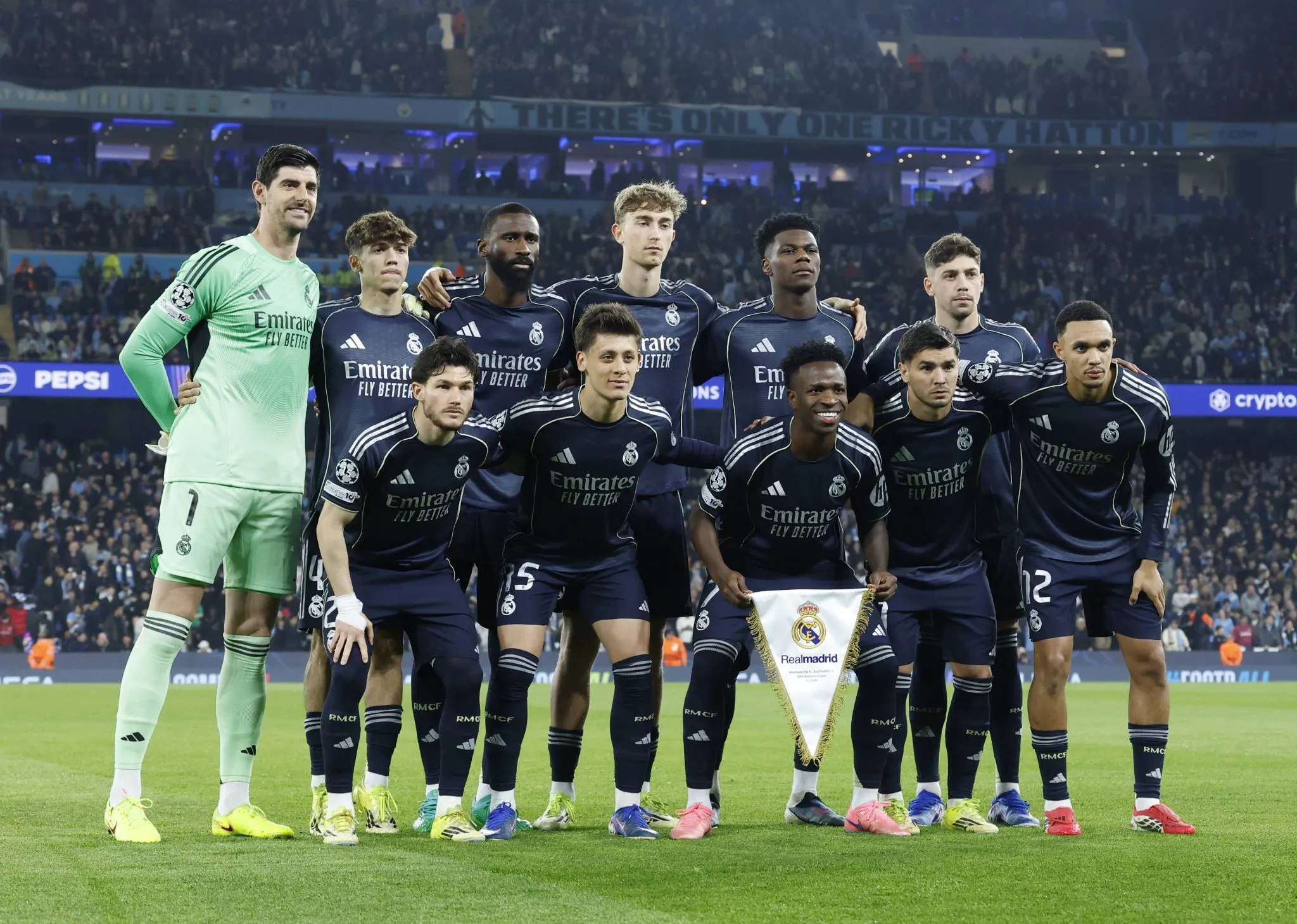 Real Madrid antes de duelo contra o City na Champions