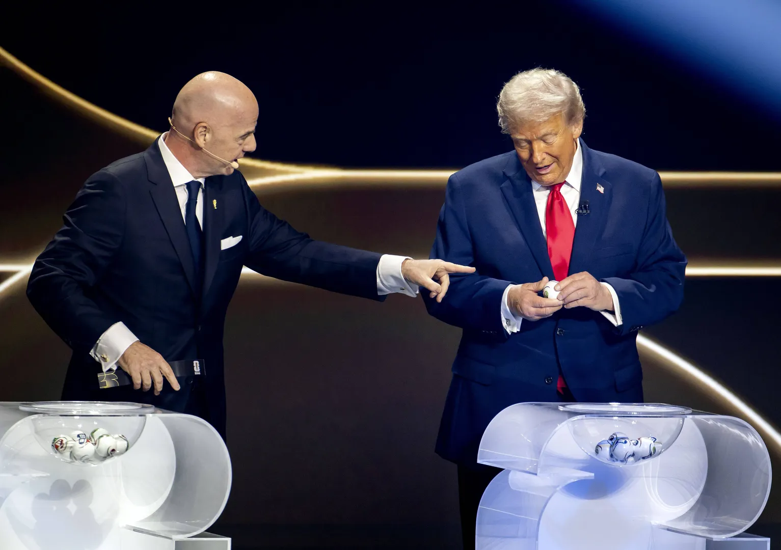Trump e Infantino