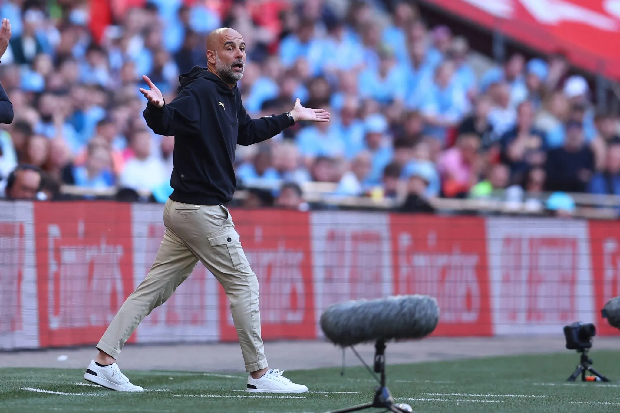 Pep Guardiola, t&eacute;cnico do Manchester City (Foto: IMAGO / Sportimage)