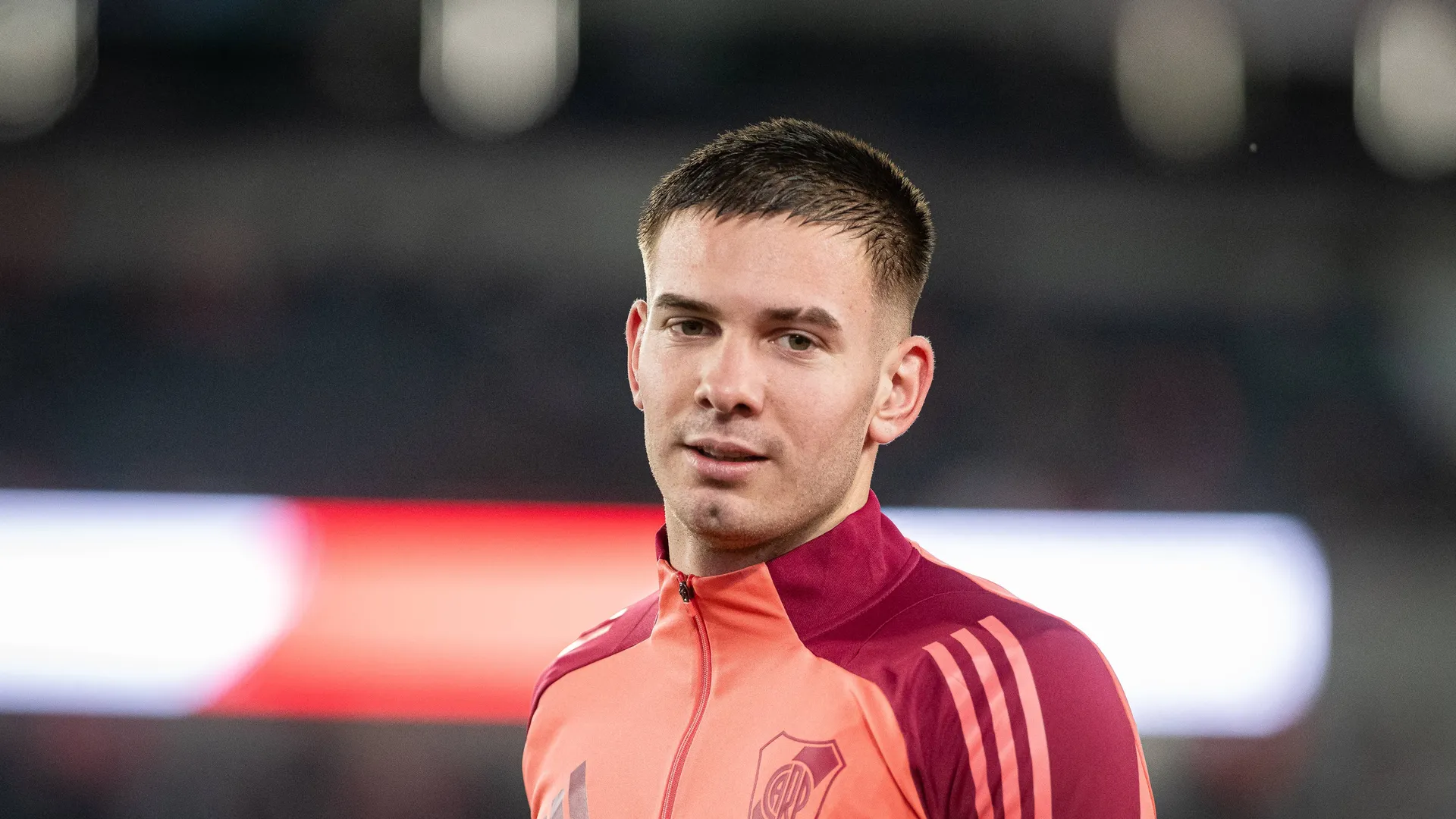 Franco Mastantuono, revela&ccedil;&atilde;o do River Plate est&aacute; na mira do Real Madrid (Foto: Imago)