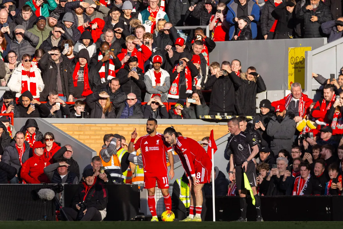 Mohamed Sala Dominik Szoboszlai Liverpool