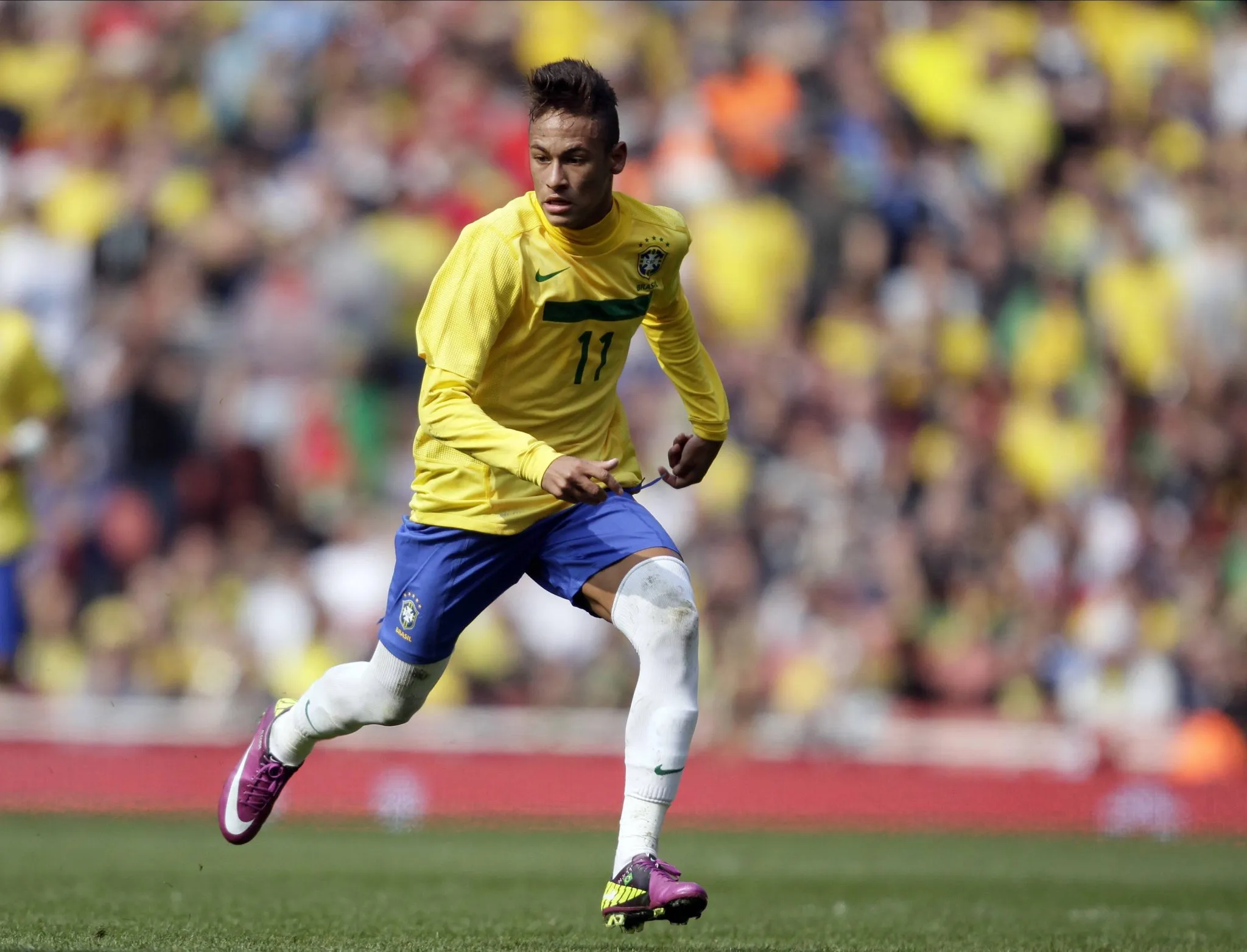 Neymar pela sele&ccedil;&atilde;o brasileira